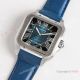 TW Factory Swiss Santos Cartier 39.8mm Blue Leather Strap with Upgrade buckle (2)_th.jpg